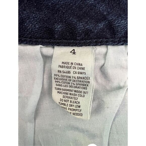 American Eagle Outfitter Women’s Jean Shorts Stretch Distressed SZ 4 - Picture 9 of 9